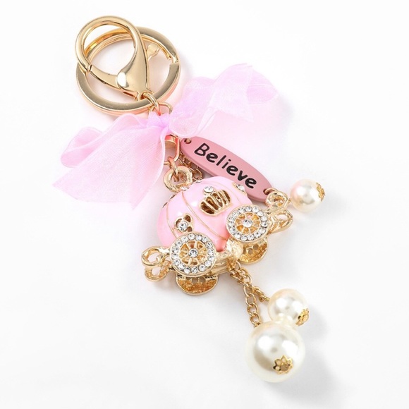 Pumpkin Rhinestone Keychain - Picture 7 of 9